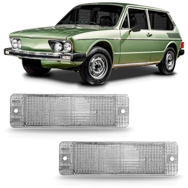 Par Lente Da Seta Lanterna Brasília Gol Passat 1978 A 1982 Cinza