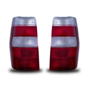 Par Lente Lanterna Traseira Para Fiorino 1986 A 1997 Bicolor