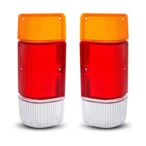 Par Lente Lanterna Traseira D20/a20/c20 1985 A 1996 Tricolor Tricolor