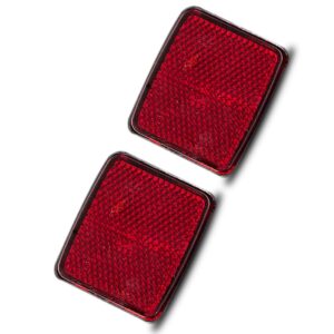 Par Lanterna Traseira Retrorefletor Doblo 2010 A 2014 Rubi Vermelho