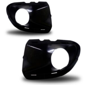 Par Moldura Milha Punto 2009 2010 2011 2012 Preto Com Furo Preto Ambos Os Lados