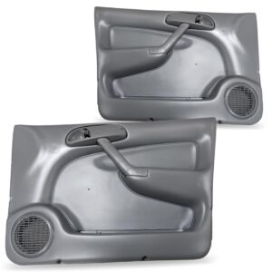 Par Forro De Porta Dianteira Gol Parati Saveiro 1998 A 2004  Cinza