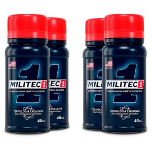 Kit 4 Militec Redutor De Atrito Lubrificação Permanente