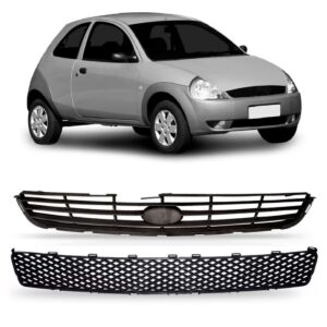 Tela Frontal Moldura Ford Ka 2001 2002 2003 2004 2005 06 07 Preto
