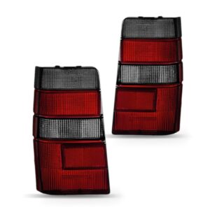 Par Lente Lanterna Traseira Uno 1986 A 1997 Mod. Carto Fume