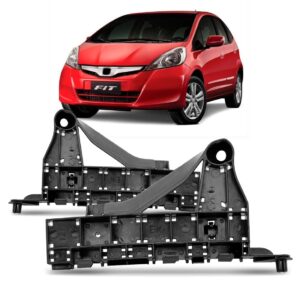 Par Suporte Guia Parachoque Dianteiro Fit 2013 2014
