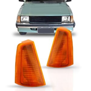 Par Lanterna Dianteira Chevette Chevy Marajó 83 A 93 Ambar. Âmbar