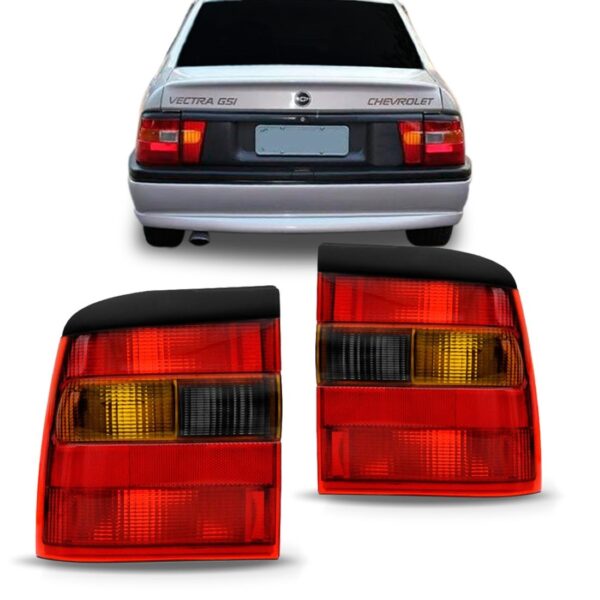 Par Lanterna Traseira Fumê Vectra 1993 1994 1995 1996 Esquerdo E Direito