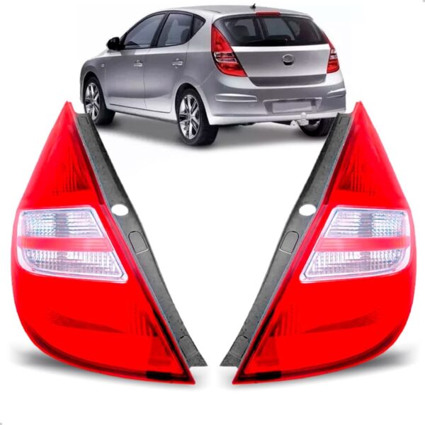 Par Lanterna Traseira Hyndai I30 2009 2010 2011 2012 Esquerdo E Direito Vermelho