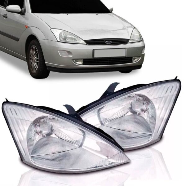 Par Farol Ford Focus 98 99 00 01 02 03 Foco Simples Direito E Esquerdo