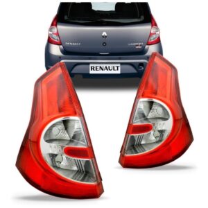 Par Lanterna Traseira Sandero Bicolor 2007 2008 2009 2010 Esquerdo E Direito