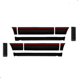 Kit Envolvente Gol Gts 1987 A 1994 E Friso Lateral Preto