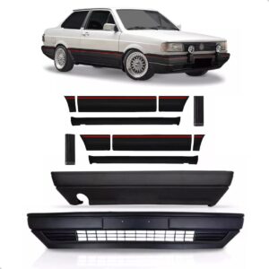 Kit Envolvente Voyage 1987 A 1996 Com Friso Lateral Preto