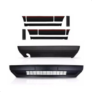 Kit Envolvente Voyage 1987 A 1996 Com Friso Lateral Preto