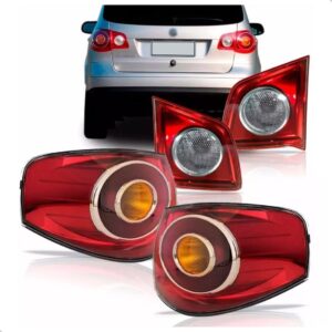 Sinaleira Farol Traseiro Spacefox 2006 A 2010 Kit 04 Peças Vermelho