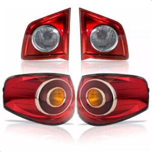 Sinaleira Farol Traseiro Spacefox 2006 A 2010 Kit 04 Peças Vermelho