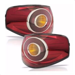 Sinaleira Farol Traseiro Spacefox 2006 A 2010 Kit 04 Peças Vermelho