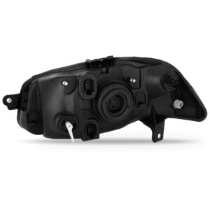 Kit Par Farois Negro + Grade Inferior Palio 2009 2010 2011 Preto