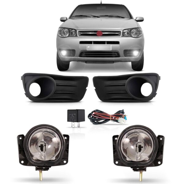 Kit Farol Milha Palio Siena Economy G3 06 07 08 09 10 11 12