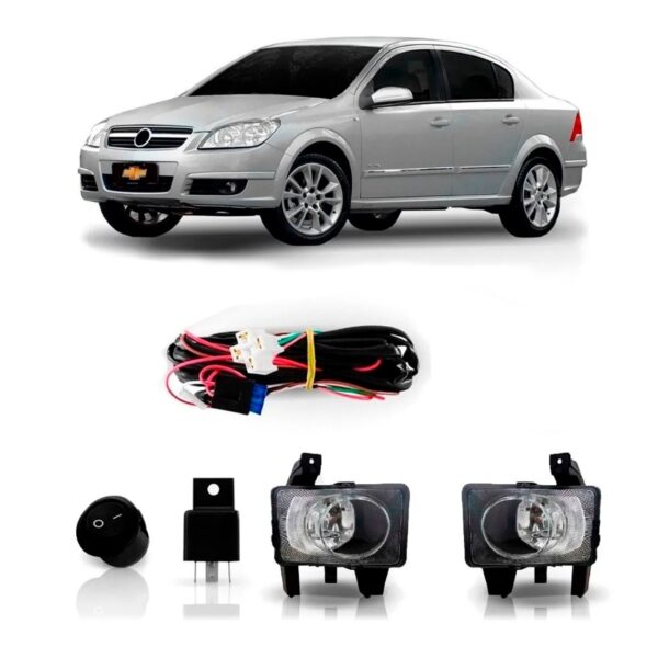 Kit Farol Auxiliar Milha Neblina Gm Vectra 2006 2007 2008