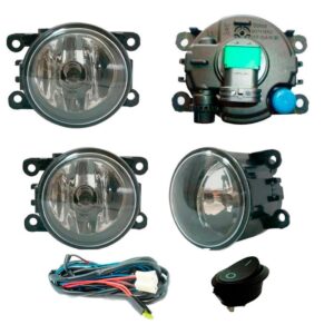 Kit Farol Auxiliar Milha Neblina Citroen C4 Hatch E Pallas