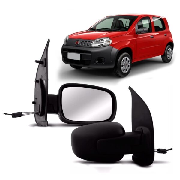 Par Retrovisor Uno Vivace 2010 2011 2012 Manual 4 Portas