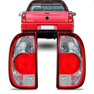 Par Lanterna Saveiro G4 Bicolor 2006 A 2012 Esquerdo E Dereito Cristal