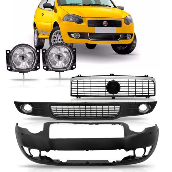 Envolvente Palio 2010 A 2012 + Spoiler + Par Milhas + Grade