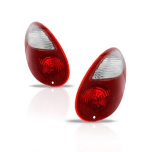 Kit Lanterna Pt Cruiser 2006 07 08 09 10 Traseira + Neblina Esquerdo E Direito Vermelho