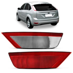 Par Sinaleira Focus Neblina+ré Parachoque 2009 A 2012 Fitam Vermelho