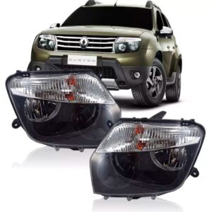 Par Farol Duster 2012 2013 2014 2015 Renault Mascara Negra