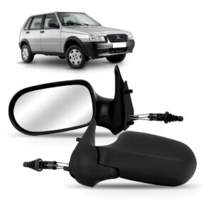 Par Retrovisor Uno 2004 2005 06 07 2008 2009 4 Portas C/c