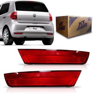 Par Sinaleira Refletiva Traseira Fox 2010 2011 2012 2013 Vermelho