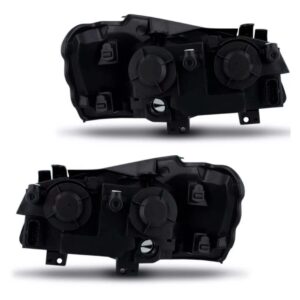 Kit Golf Black Par Faróis Máscara Negra + Sinaleiras 07 À 13