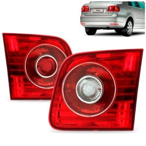 Par Lanterna Traseira Polo Sedan 2007 A 2012 Tampa Bicolor