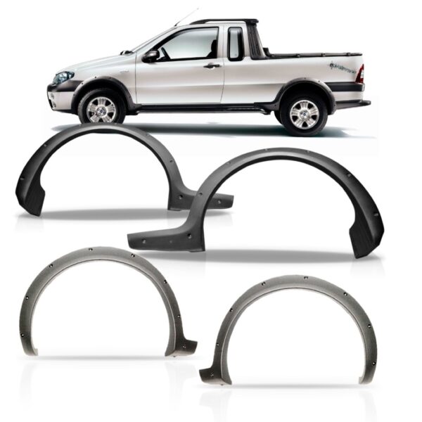 Kit 04 Molduras Paralama Strada Trekking 2005 2006 2007 2008