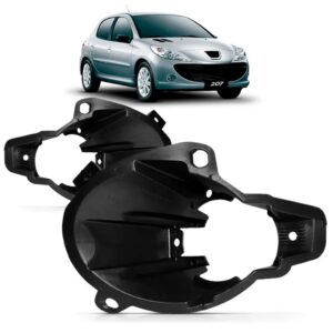 Par Suporte Farol Milha Peugeot 207 2008 09 10 2011 Com Furo