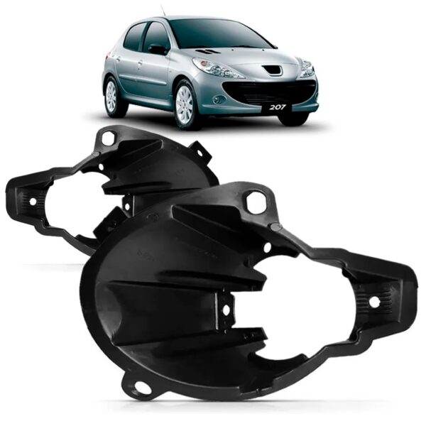 Par Suporte Farol Milha Peugeot 207 2008 09 10 2011 Com Furo