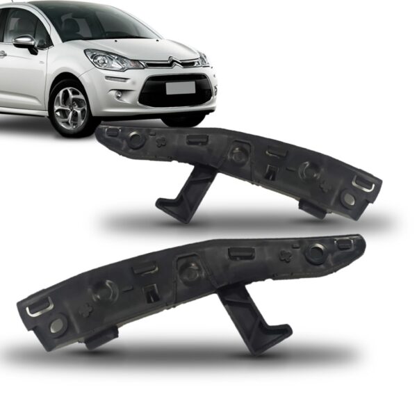 Par Guia Suporte Parachoque Dianteiro C3 2013 2014 2015 2016