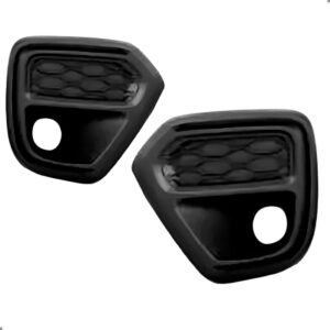 Par Moldura Milha Kangoo 2024 A 2025 Dianteiro Com Furo Preto Ambos Os Lados