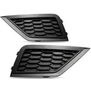 Par Grade Moldura Farol Milha Gol G8 2019 2020 Sem Furo Preto Ambos Os Lados