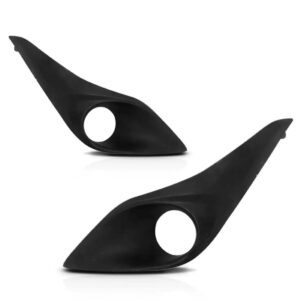 Moldura Milha C/ Furo Yaris 2018 Em Diante Preto