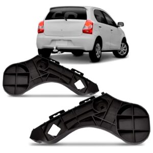 Par Suporte Guia Parachoque Traseiro Etios Hatch 2012 A 2021