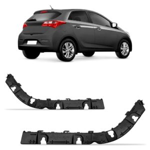 Par Suporte Guia Parachoque Traseiro Hb20 Hatch 2013 A 2019