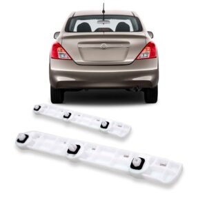 Par Guia Suporte Central Parachoque Traseiro Versa 2011/2015