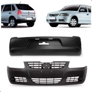Kit Envolvente Gol G4 2006 A 2010 Dianteiro E Traseiro Preto