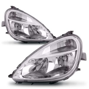 Par Farol Para Mercedes Benz Classe A 2003 A 2005 Liso