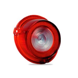 Jogo Lente Sinaleira Traseira Opala 1970/1979 C/ré Plástico Bicolor Par