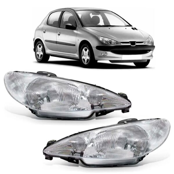 Par Farol Peugeot 206 1999 2000 2001 2002 2003 Raiado