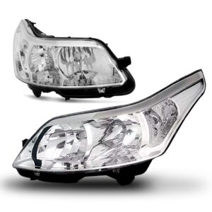 Par Farol C4 Pallas 2004 A 2011 Hatch Eletrico Com Motor